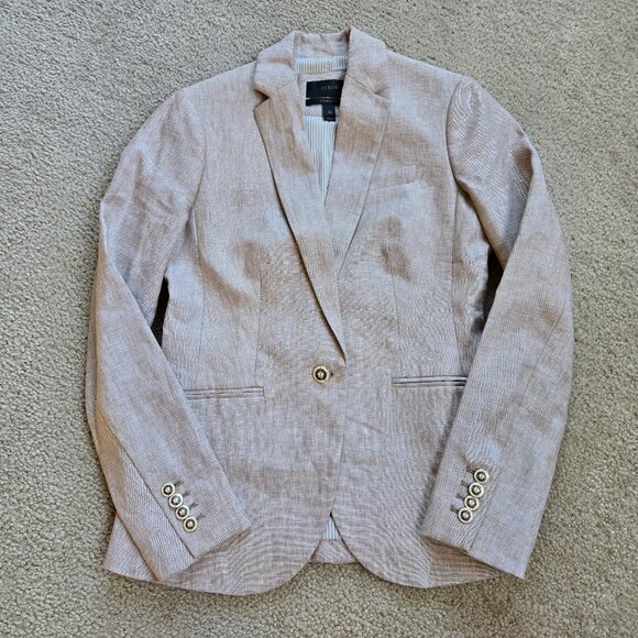 J. Crew Jackets & Blazers - NWOT J. Crew Campbell Linen Blazer 00